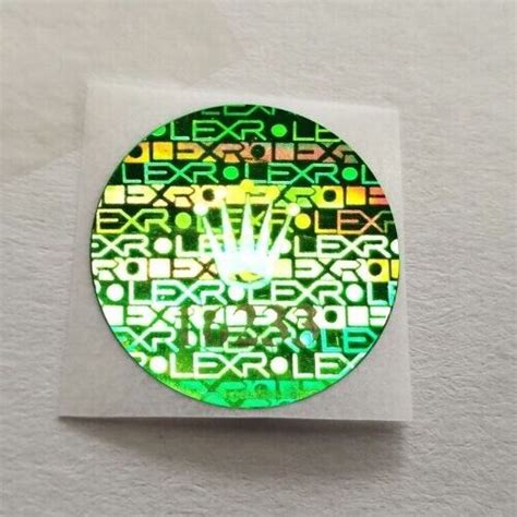 rolex hologram sticker for sale|rolex caseback hologram for sale.